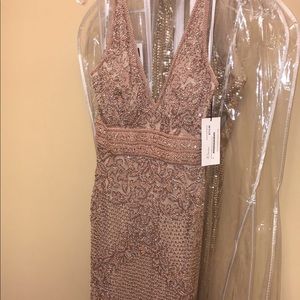 Rose gold Sherri Hill dress